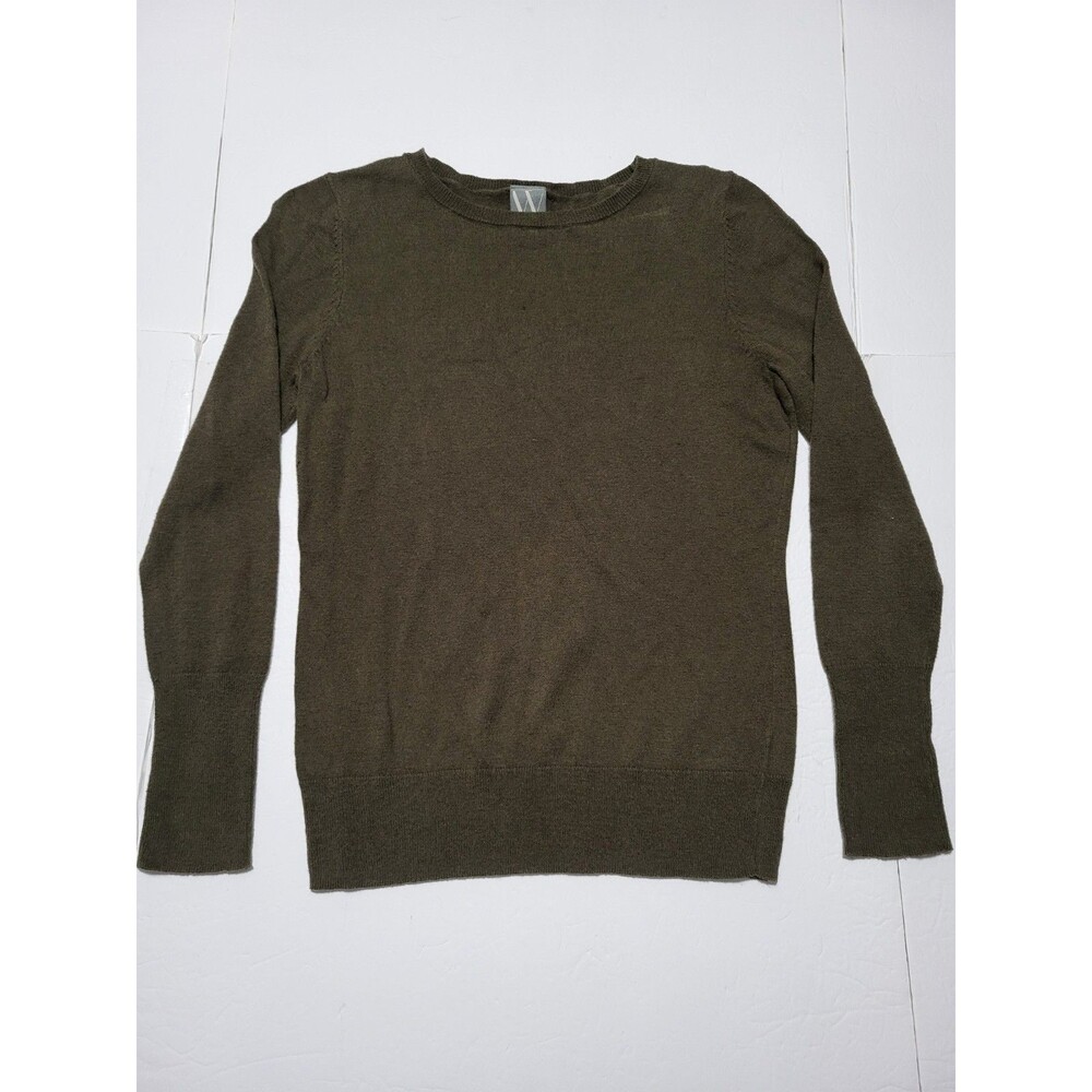 (#L7) Worthington Long Sleeve Pullover Sweater Women’s Size S Brown